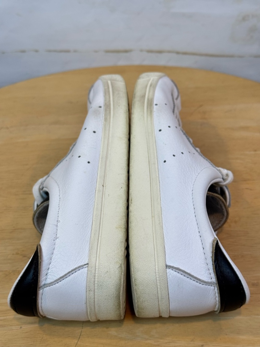 Adidas | White Leather Lacombe Lace-Up Sneaker, 8.5 - Picture 8 of 12